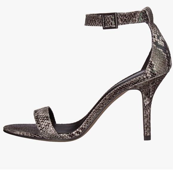 Pelle Moda Leather Animal Print Heels - Picture 2 of 8